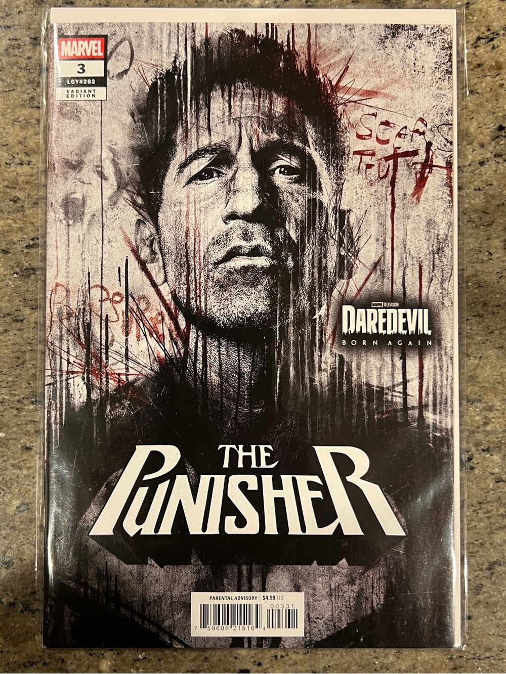 The Punisher #3 (Marvel Comics) Cover C Jon Bernthal TV Variant First Print